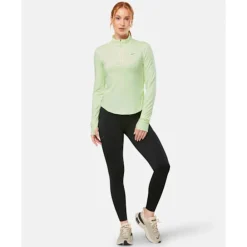 Sale Nike Womens Swift Half Zip Top Yellow