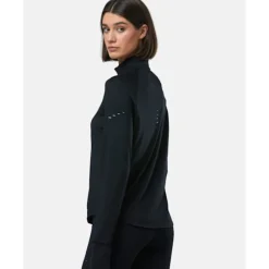 Discount Nike Womens Swift Half-Zip Top Black