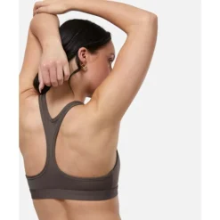 Outlet Nike Womens Swoosh Light Support Sports Bra Brown