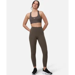 Outlet Nike Womens Swoosh Light Support Sports Bra Brown