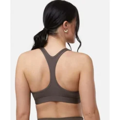Outlet Nike Womens Swoosh Light Support Sports Bra Brown