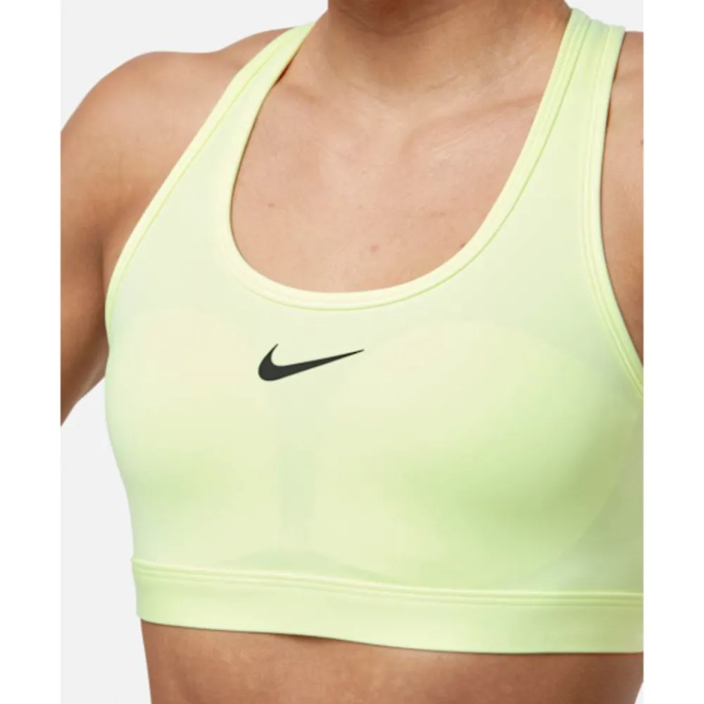 Online Nike Womens Swoosh Medium Support Sports Bra Yellow