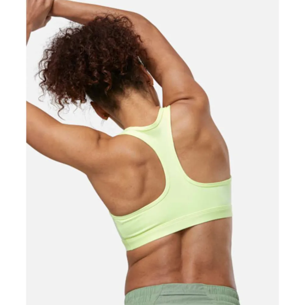 Online Nike Womens Swoosh Medium Support Sports Bra Yellow