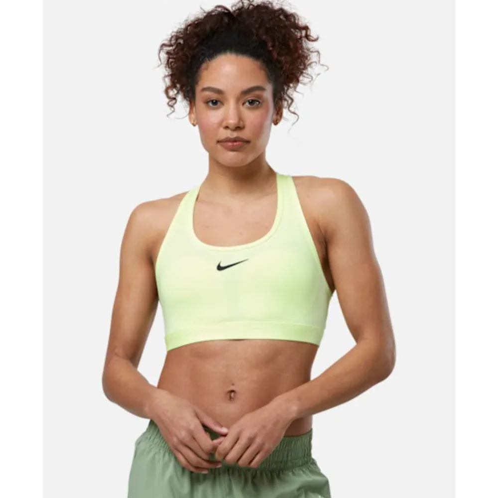Online Nike Womens Swoosh Medium Support Sports Bra Yellow