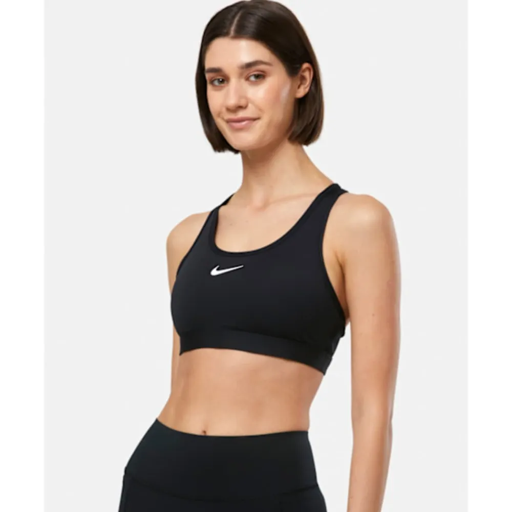 Online Nike Womens Swoosh Medium Support Sports Bra Black