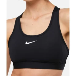 Online Nike Womens Swoosh Medium Support Sports Bra Black