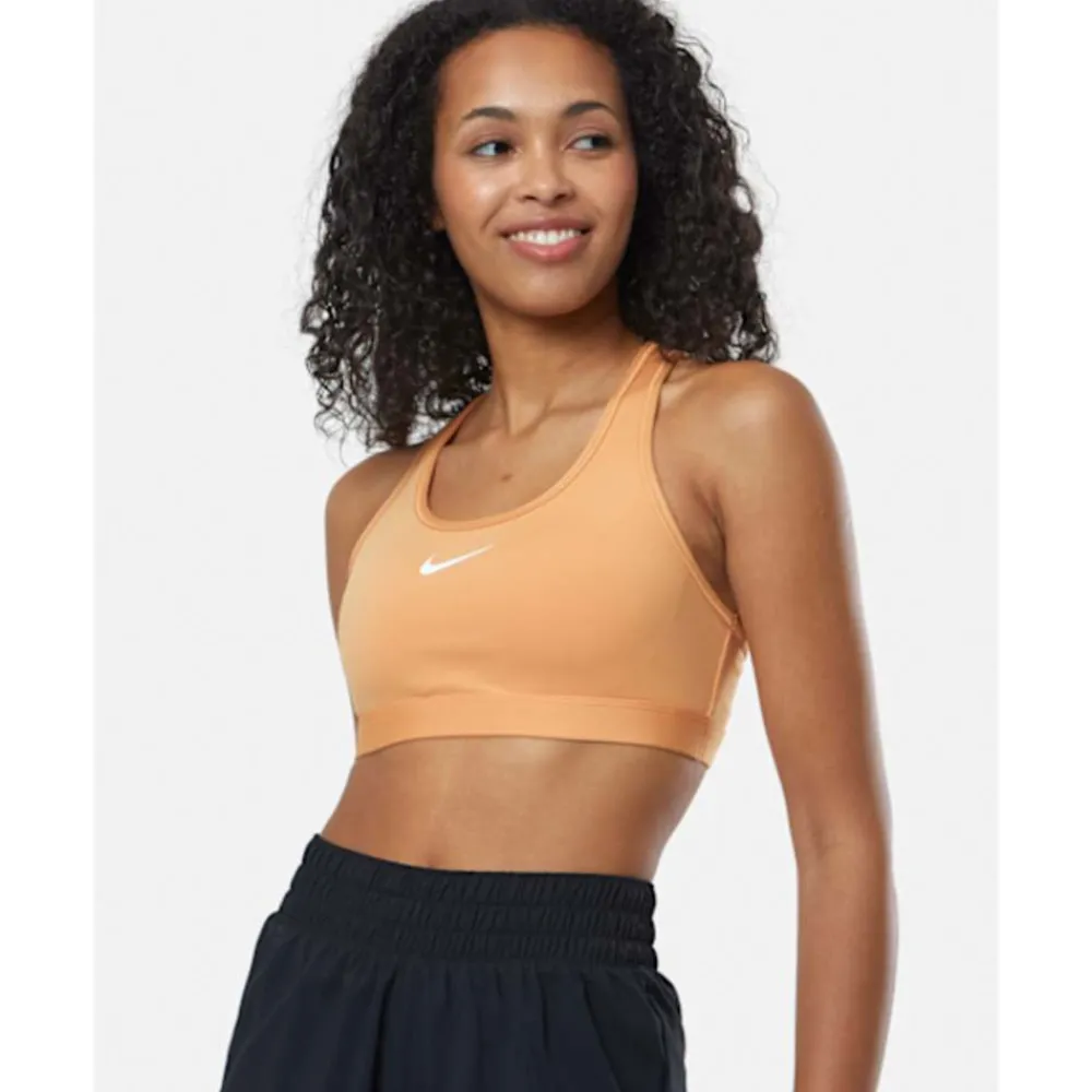 New Nike Womens Swoosh Medium Support Sports Bra Yellow