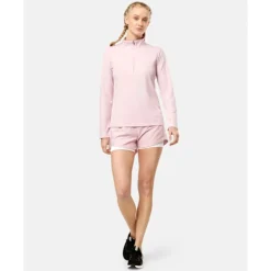 Outlet Under Armour Womens Tech Ribbed Half Zip Top Pink