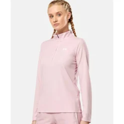 Outlet Under Armour Womens Tech Ribbed Half Zip Top Pink