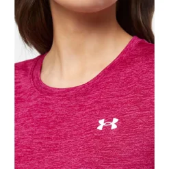 Fashion Under Armour Womens Tech T-Shirt Pink