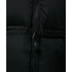 Discount Monterrain Womens Track Bungee Cropped Puffer Jacket Black