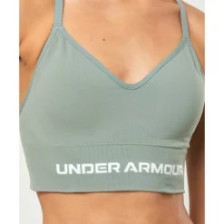 Hot Under Armour Womens Vanish Seamless Light Support Sports Bra Green