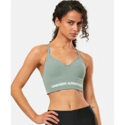 Hot Under Armour Womens Vanish Seamless Light Support Sports Bra Green