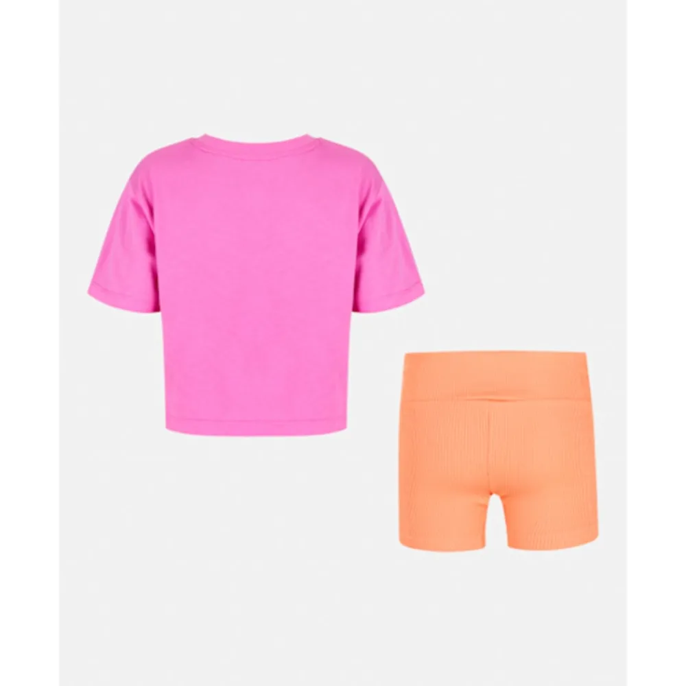Outlet Nike Younger Kids Bike Short Set Pink