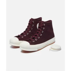 Hot Converse Younger Kids Chuck Taylor All Star EVA Lift Red