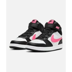 Best Nike Younger Kids Court Borough Mid 2 Black