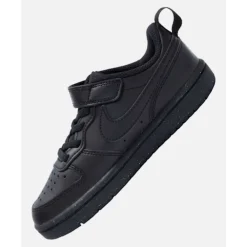 New Nike Younger Kids Court Borough Low Recraft Black