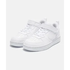 New Nike Younger Kids Court Borough Low Recraft White