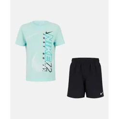 New Nike Younger Kids Short Set Blue